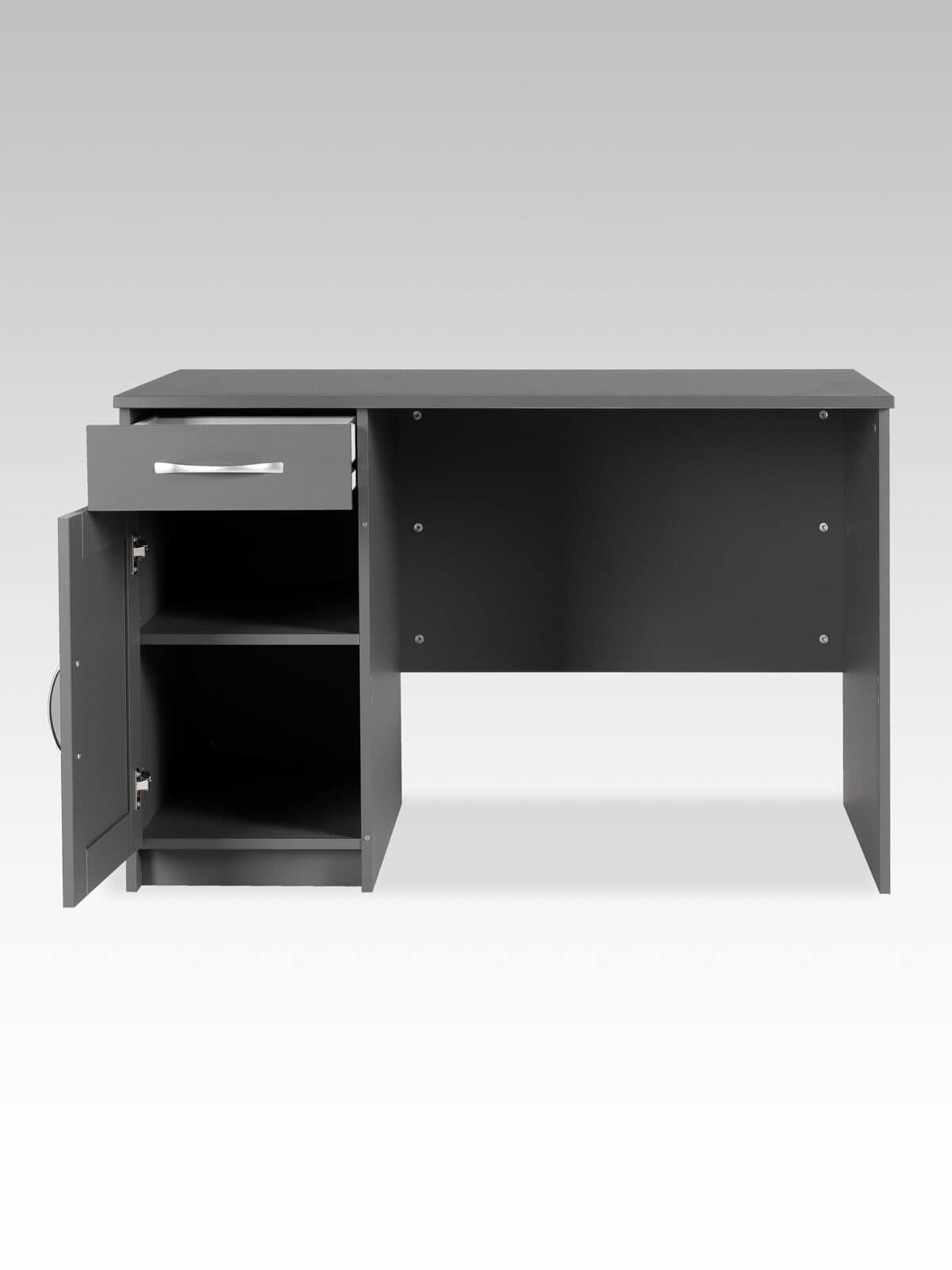 Стол письменный Кастор, 1 ящик, 115х65х75 см, серый 10