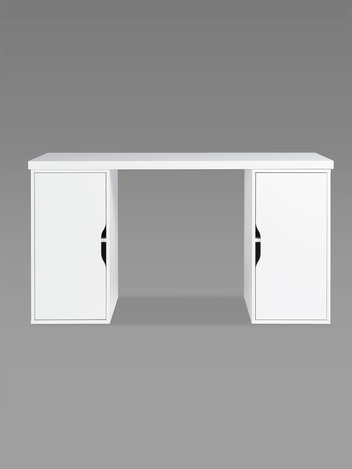 Стол письменный Ингар, с двумя дверцами, 140x75x55, белый 7