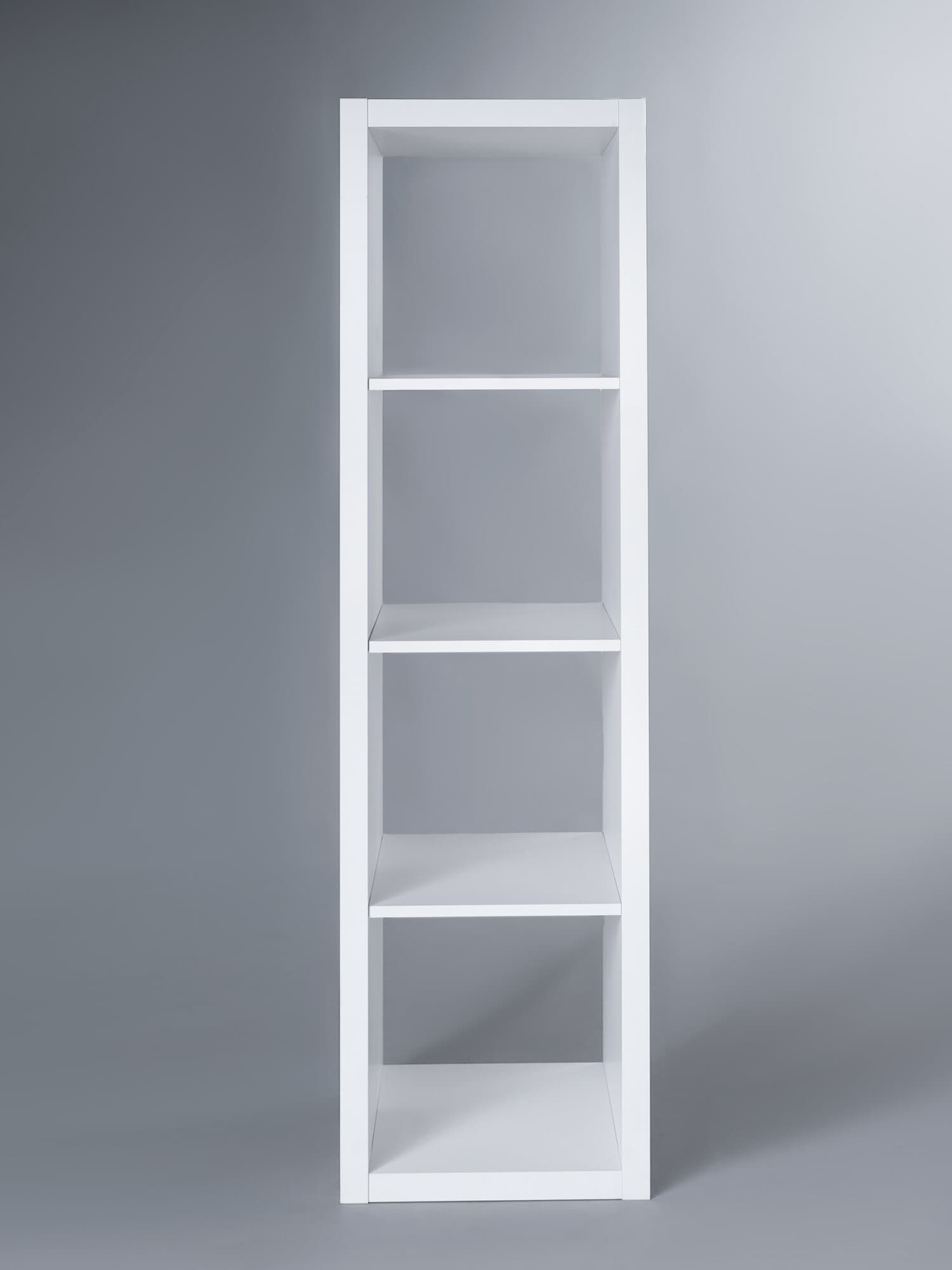 Стеллаж Фора, 4 полки, 147x42х38 см, белый 6