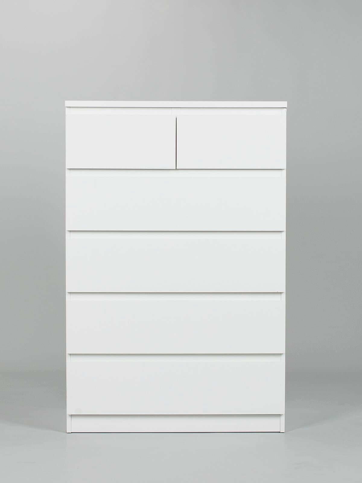 Комод Мальта, 4+2 ящика, с доводчиками, 80х48х121 см, белый 19