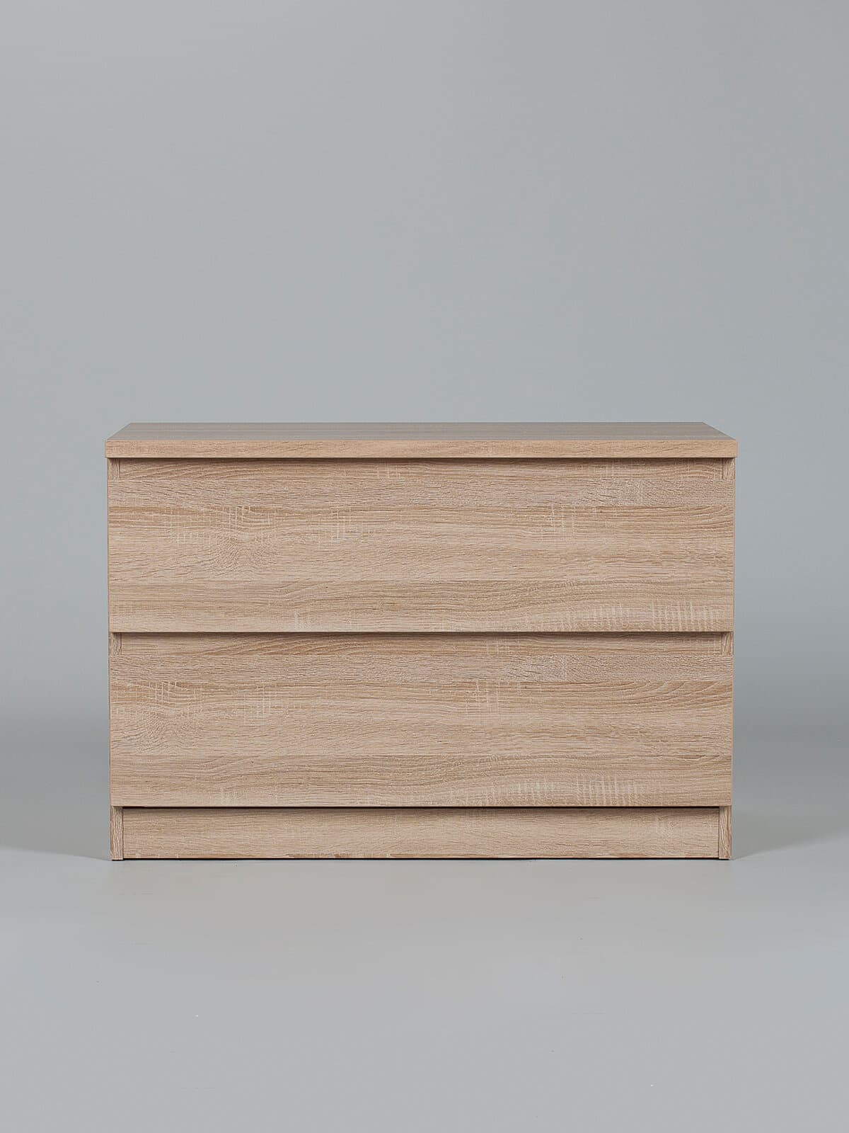 Комод Мальта, 2 ящика, с доводчиками, 80х48х54 см, дуб сонома 21