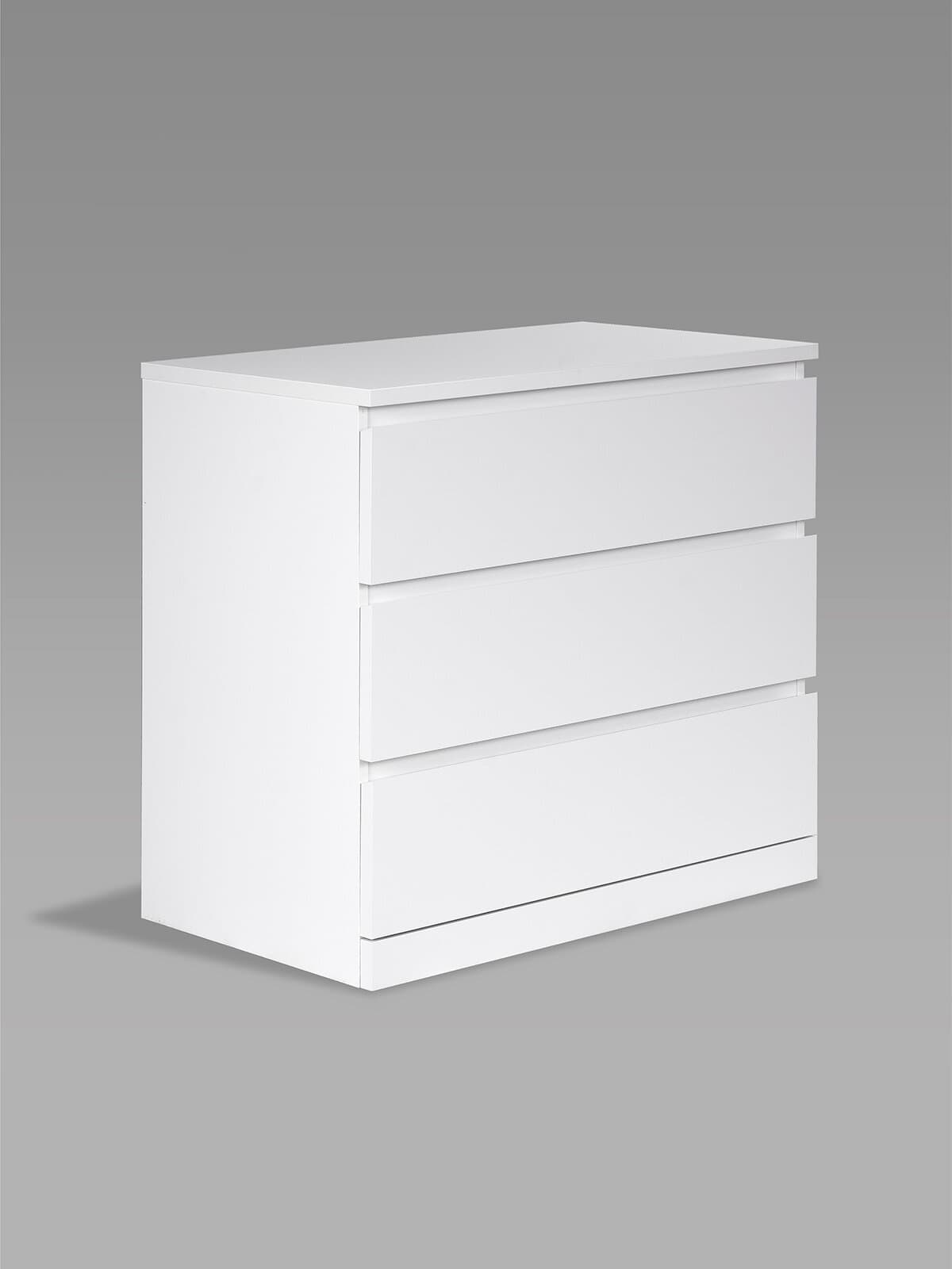 Комод Варма Прайм, 3 ящика, 80х77х48 см, эмаль, белый 8