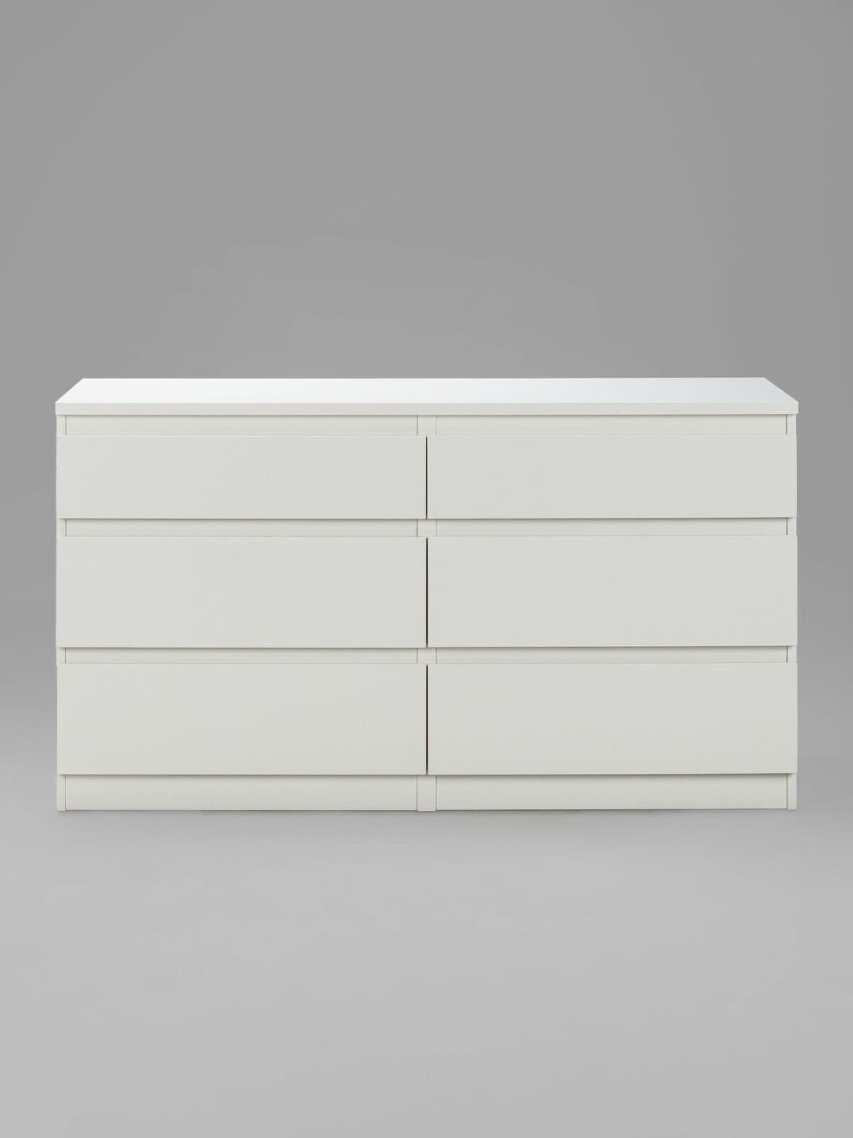 Комод Кастор, 6 ящиков, 129х40х71 см, белый 7